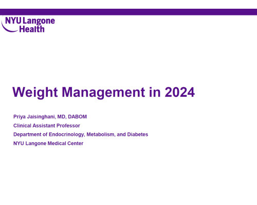 9.19.24 – Utilizing Pharmacotherapy to Manage Obesity and Diabetes